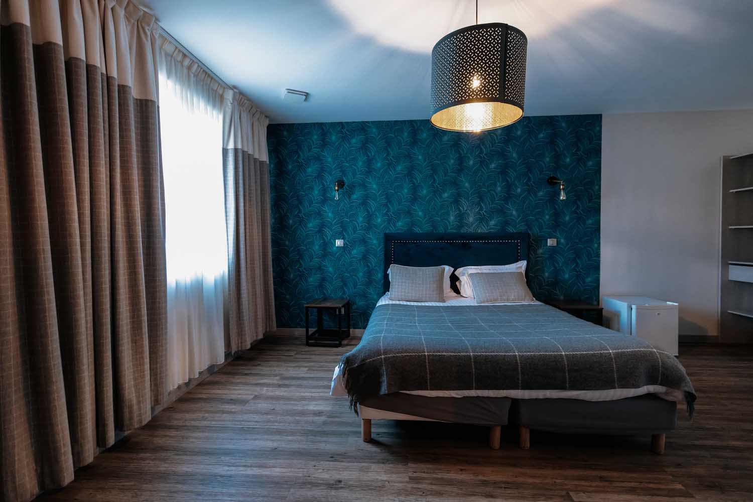 Chambres spacieuses et climatisées